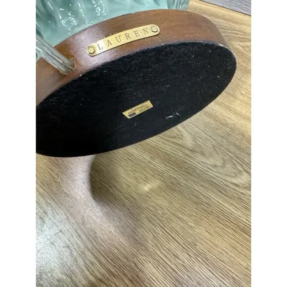 Ralph Lauren Green Pineapple Lamp 26” Shade Ceramic & Wood Base~New with Tag - Picture 12 of 12